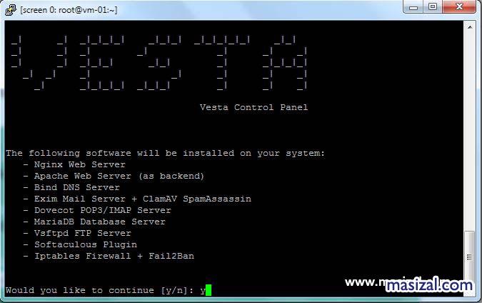 cara install vestacp 1