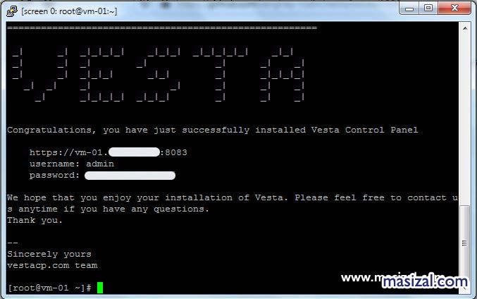 cara install vestacp 4