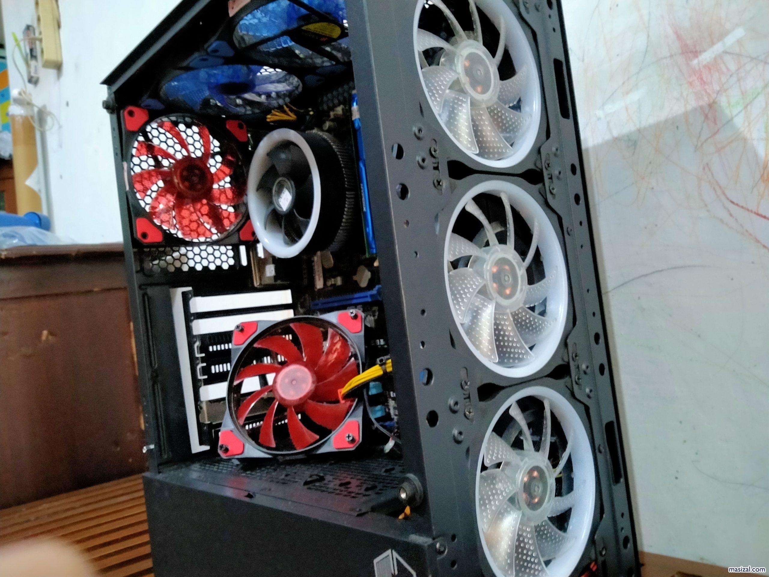 bersihkan semua kipas didalam cpu