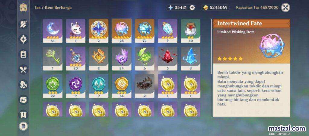 tas perlengkapan genshin